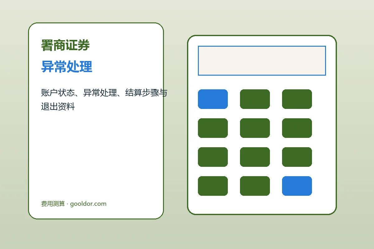 署商证券客户支持与服务流程示意